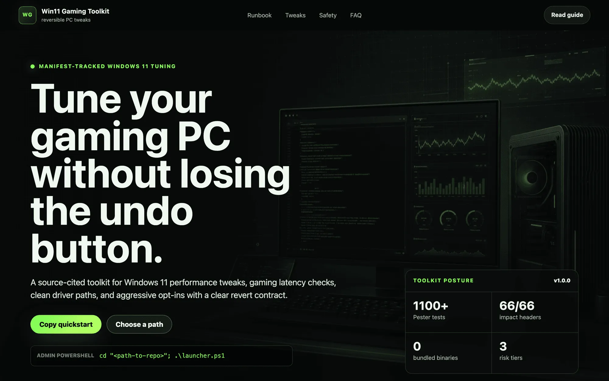 Win11 Gaming Toolkit screenshot